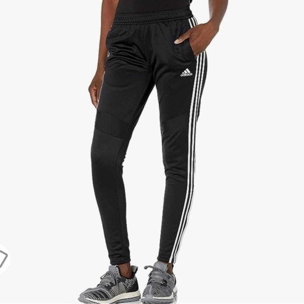 Adidas ClimaCool Track Joggers Black Skinny Zip Hem Pants Size S